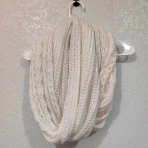 Aldo White Infinity Scarf
